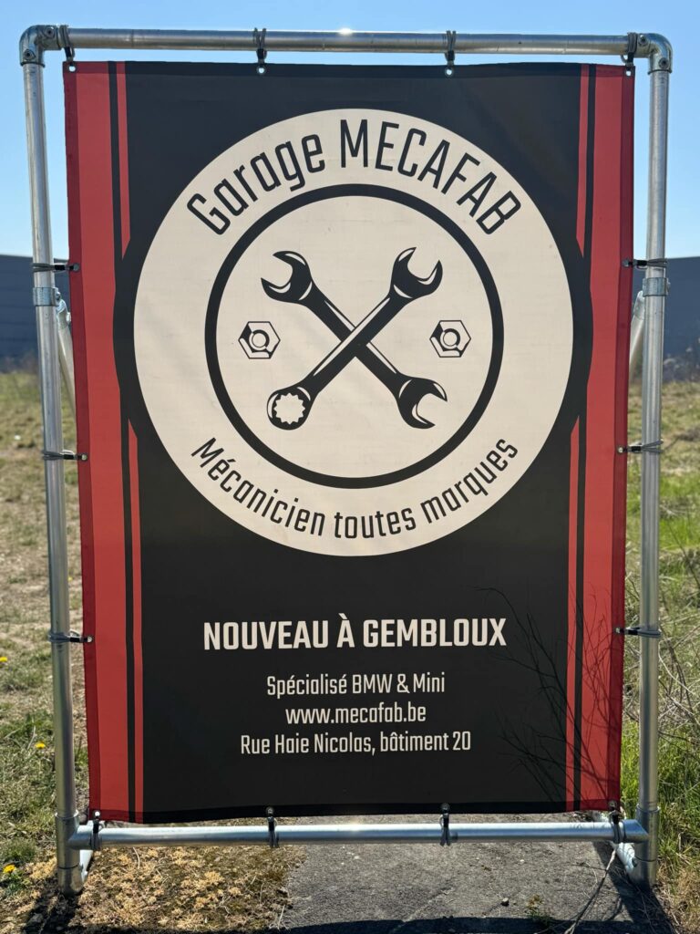 Affiche du garage automobile Mécafab